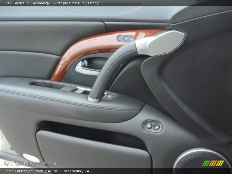 Silver Jade Metallic / Ebony 2010 Acura RL Technology