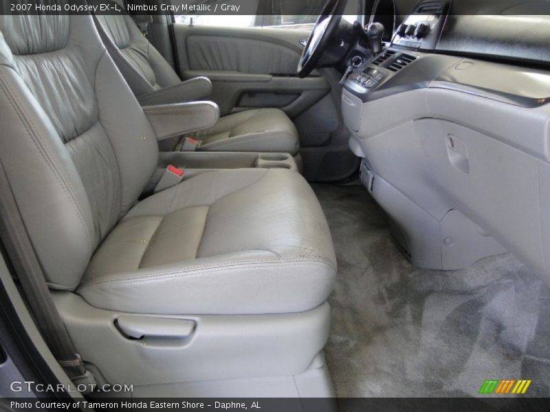 Nimbus Gray Metallic / Gray 2007 Honda Odyssey EX-L