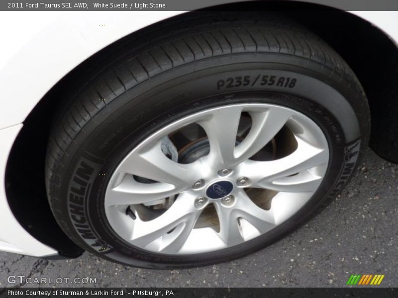 White Suede / Light Stone 2011 Ford Taurus SEL AWD
