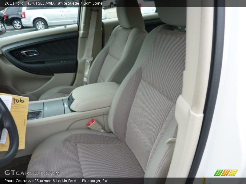 White Suede / Light Stone 2011 Ford Taurus SEL AWD