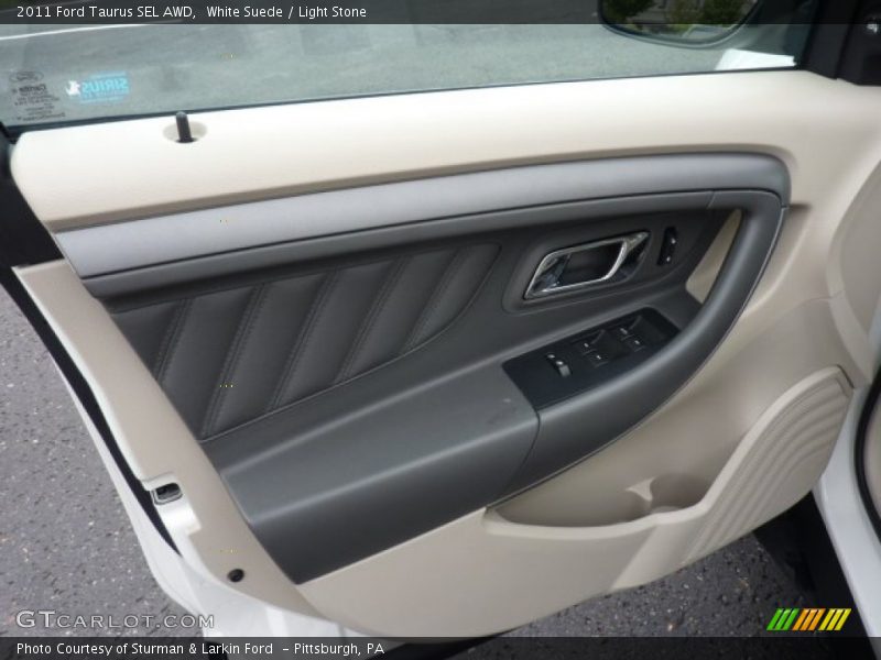 White Suede / Light Stone 2011 Ford Taurus SEL AWD