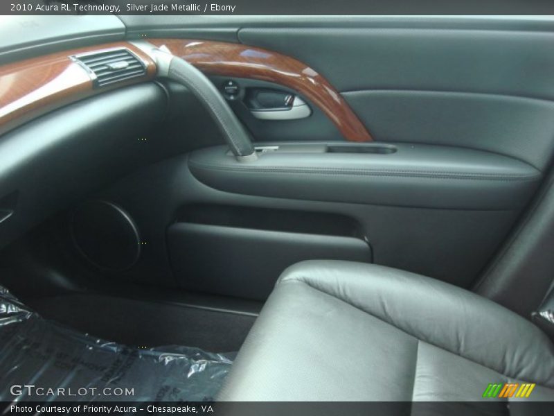 Silver Jade Metallic / Ebony 2010 Acura RL Technology