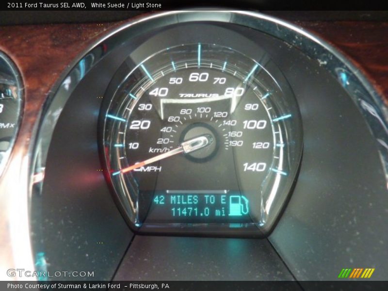White Suede / Light Stone 2011 Ford Taurus SEL AWD
