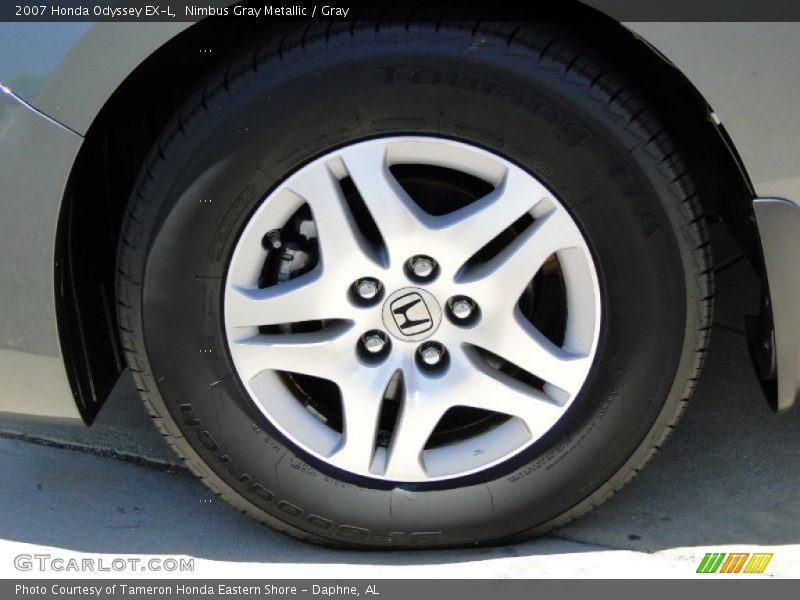 Nimbus Gray Metallic / Gray 2007 Honda Odyssey EX-L