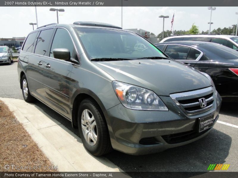 Nimbus Gray Metallic / Gray 2007 Honda Odyssey EX-L