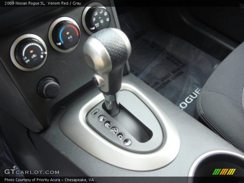 Venom Red / Gray 2009 Nissan Rogue SL