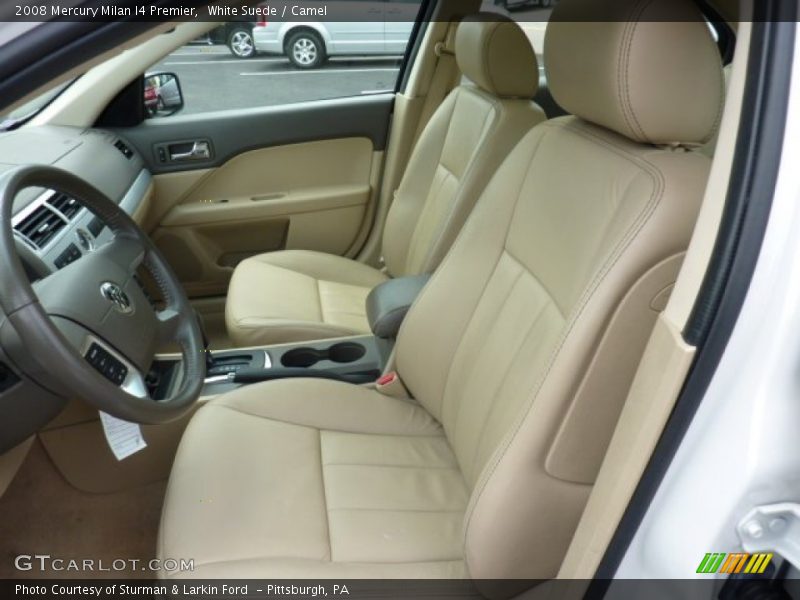 White Suede / Camel 2008 Mercury Milan I4 Premier
