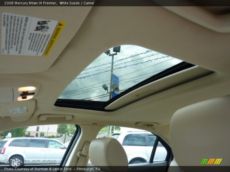 White Suede / Camel 2008 Mercury Milan I4 Premier