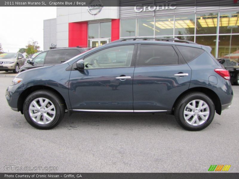 Graphite Blue / Beige 2011 Nissan Murano SL