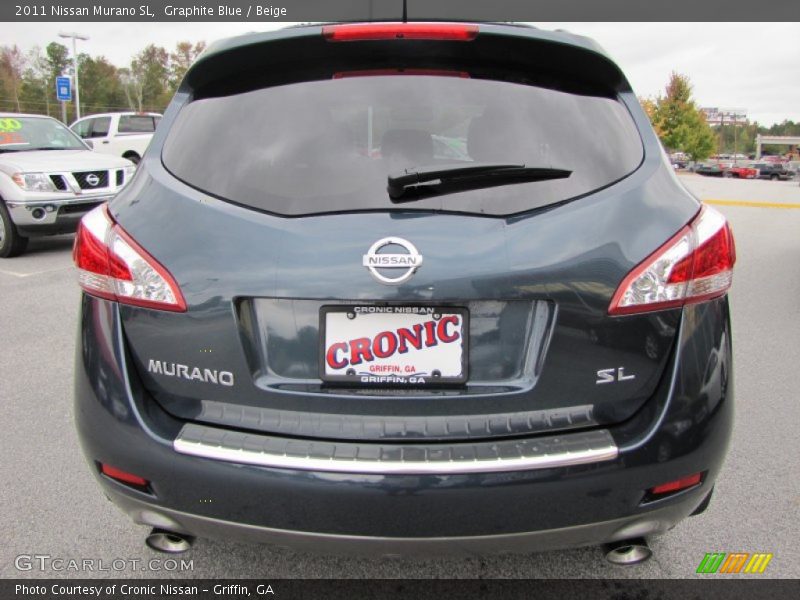 Graphite Blue / Beige 2011 Nissan Murano SL