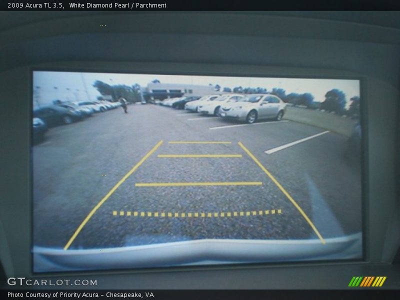 White Diamond Pearl / Parchment 2009 Acura TL 3.5