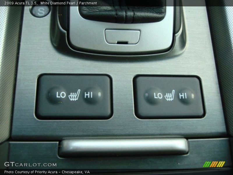 White Diamond Pearl / Parchment 2009 Acura TL 3.5