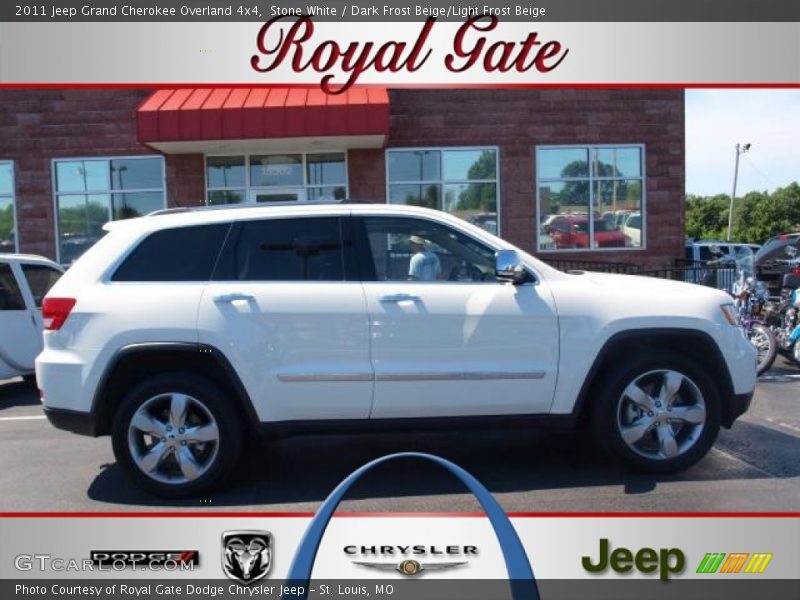 Stone White / Dark Frost Beige/Light Frost Beige 2011 Jeep Grand Cherokee Overland 4x4