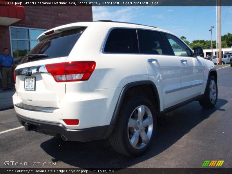 Stone White / Dark Frost Beige/Light Frost Beige 2011 Jeep Grand Cherokee Overland 4x4