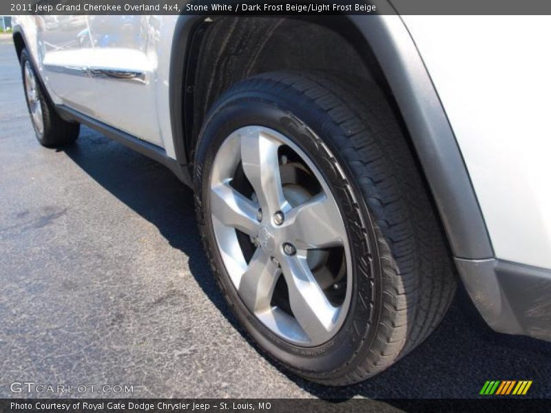 Stone White / Dark Frost Beige/Light Frost Beige 2011 Jeep Grand Cherokee Overland 4x4