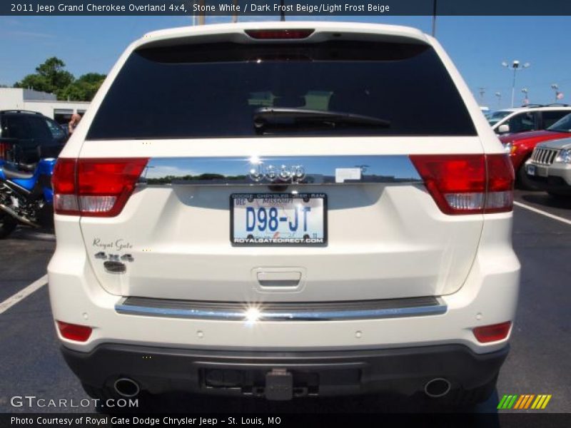 Stone White / Dark Frost Beige/Light Frost Beige 2011 Jeep Grand Cherokee Overland 4x4