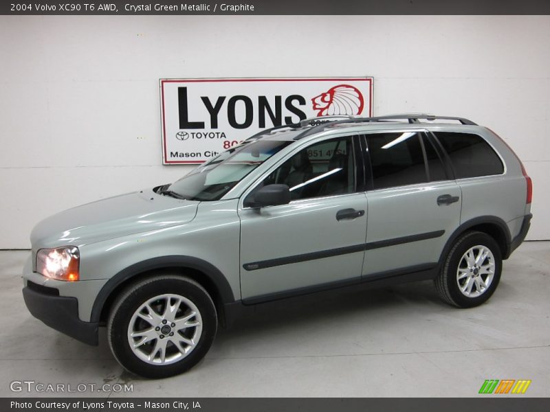 Crystal Green Metallic / Graphite 2004 Volvo XC90 T6 AWD