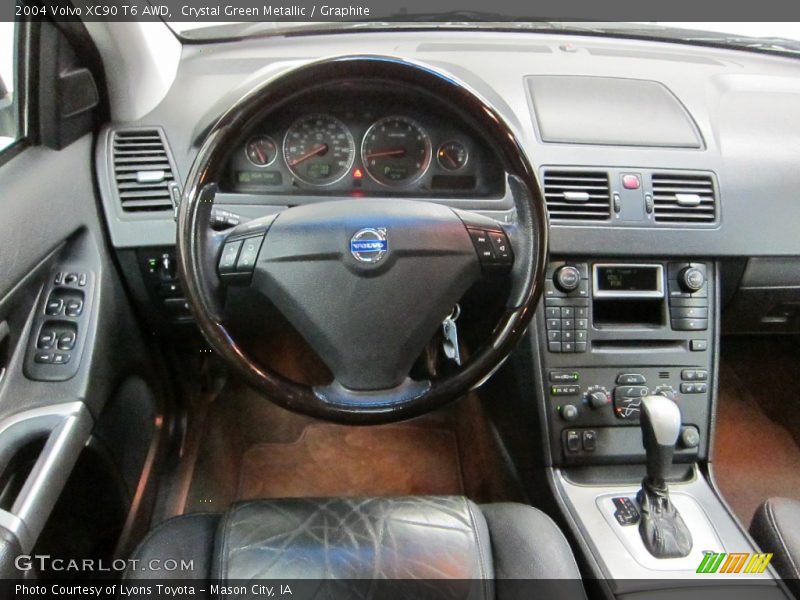 Crystal Green Metallic / Graphite 2004 Volvo XC90 T6 AWD