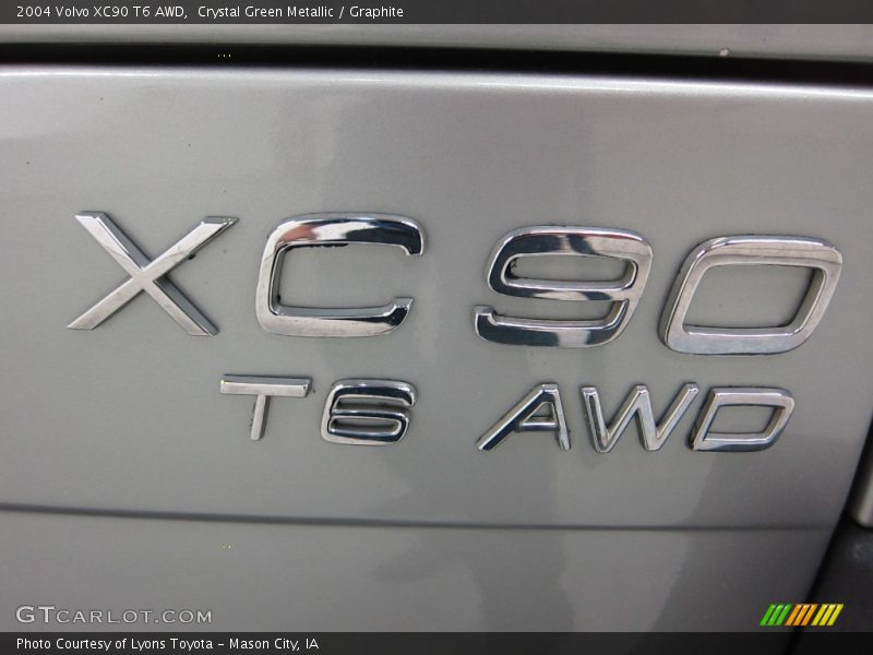 Crystal Green Metallic / Graphite 2004 Volvo XC90 T6 AWD