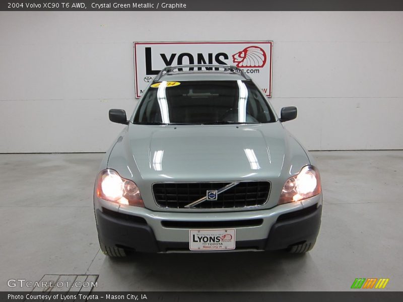 Crystal Green Metallic / Graphite 2004 Volvo XC90 T6 AWD