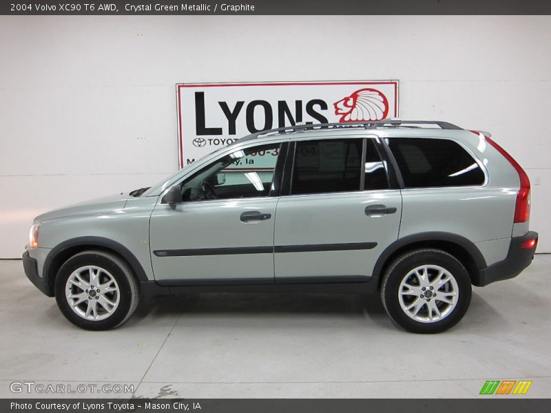 Crystal Green Metallic / Graphite 2004 Volvo XC90 T6 AWD