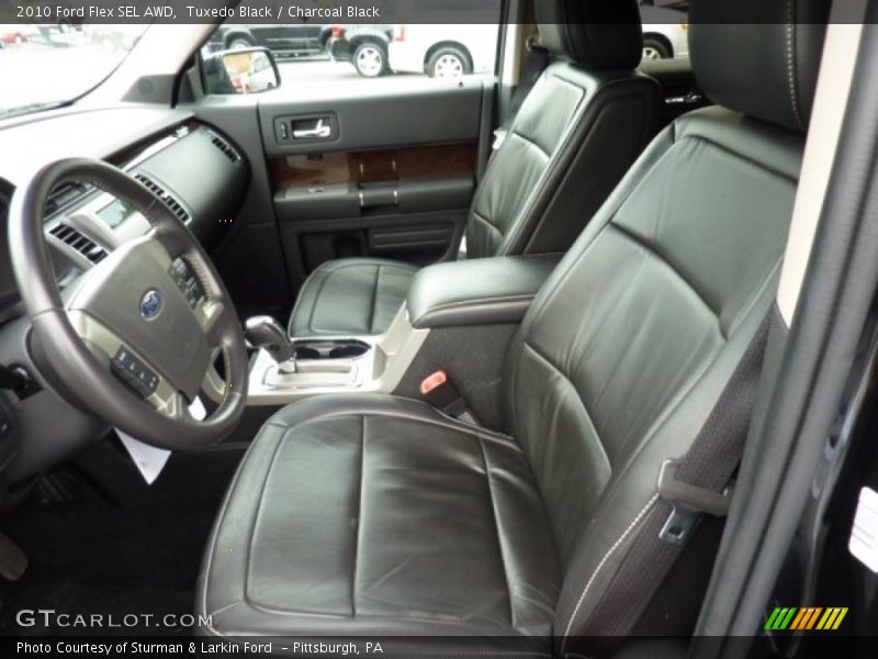 2010 Flex SEL AWD Charcoal Black Interior