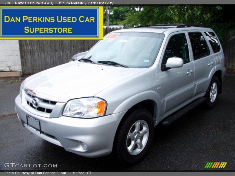 Platinum Metallic / Dark Flint Gray 2005 Mazda Tribute s 4WD