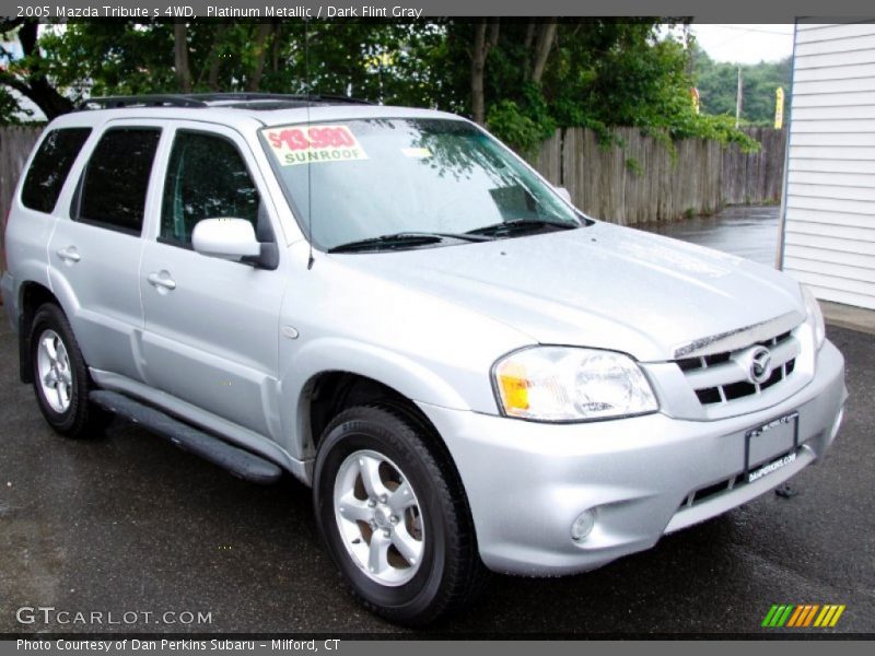 Platinum Metallic / Dark Flint Gray 2005 Mazda Tribute s 4WD