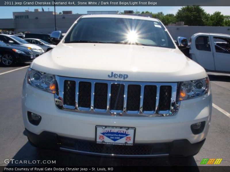 Stone White / Dark Frost Beige/Light Frost Beige 2011 Jeep Grand Cherokee Overland 4x4