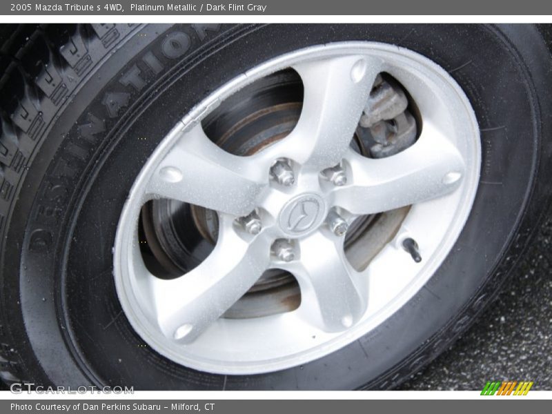 Platinum Metallic / Dark Flint Gray 2005 Mazda Tribute s 4WD
