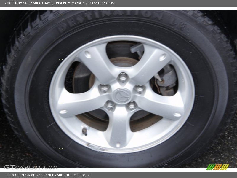 Platinum Metallic / Dark Flint Gray 2005 Mazda Tribute s 4WD