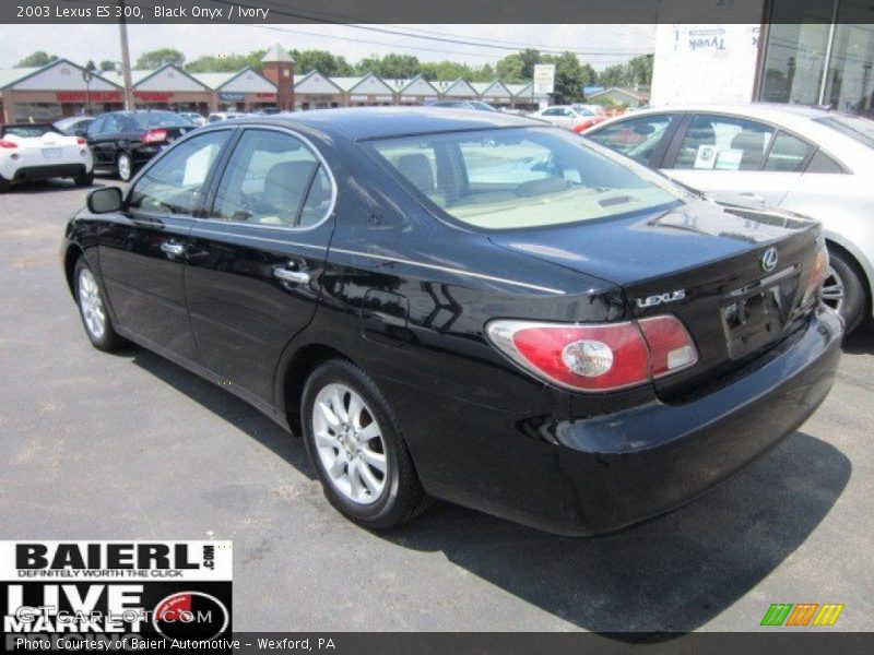 Black Onyx / Ivory 2003 Lexus ES 300