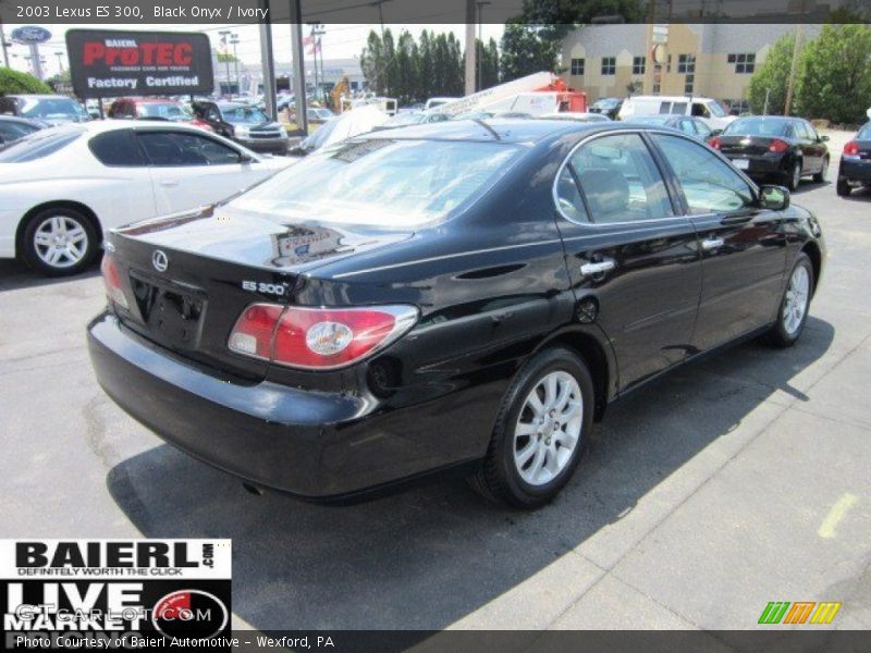 Black Onyx / Ivory 2003 Lexus ES 300