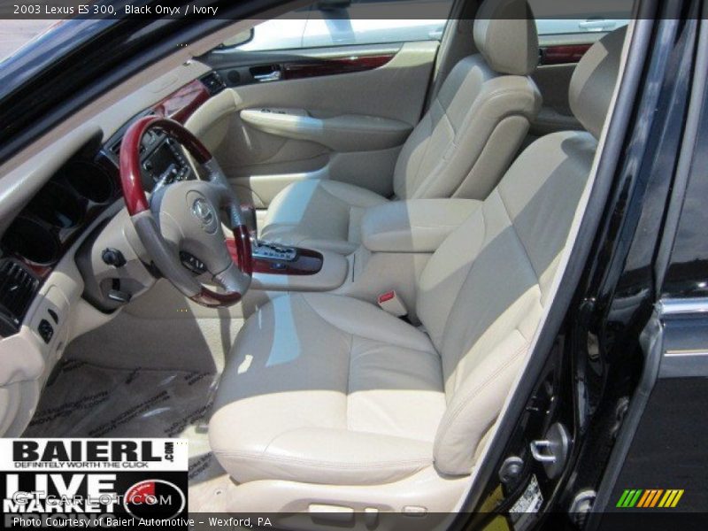 Black Onyx / Ivory 2003 Lexus ES 300
