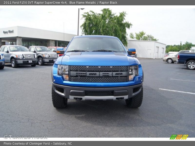 Blue Flame Metallic / Raptor Black 2011 Ford F150 SVT Raptor SuperCrew 4x4