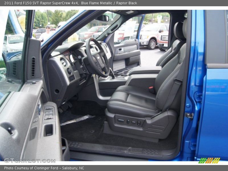 Blue Flame Metallic / Raptor Black 2011 Ford F150 SVT Raptor SuperCrew 4x4
