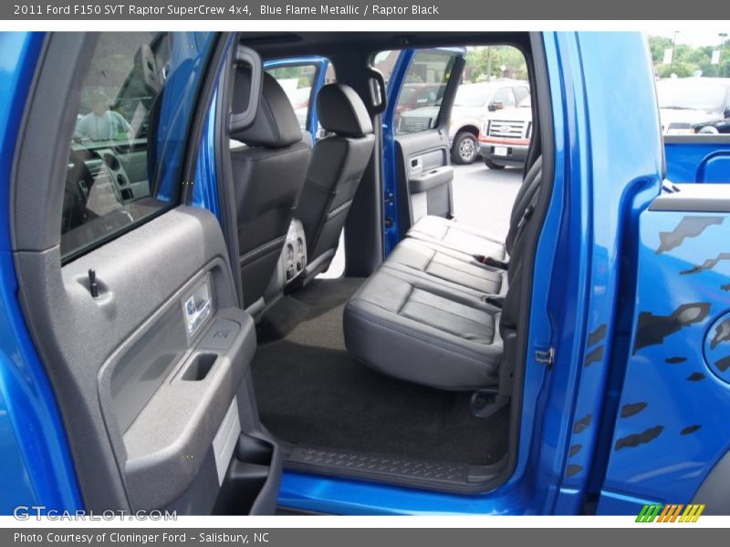 Blue Flame Metallic / Raptor Black 2011 Ford F150 SVT Raptor SuperCrew 4x4