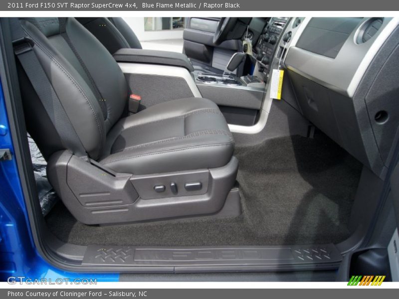 Blue Flame Metallic / Raptor Black 2011 Ford F150 SVT Raptor SuperCrew 4x4