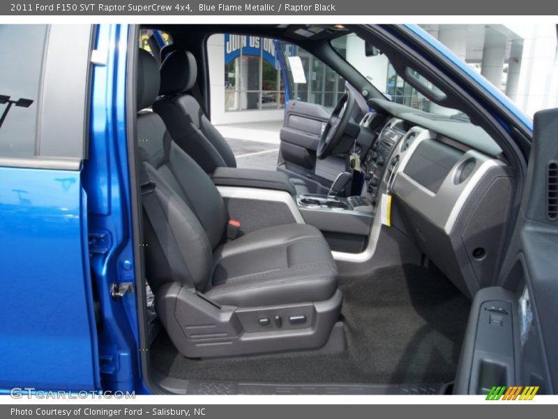 Blue Flame Metallic / Raptor Black 2011 Ford F150 SVT Raptor SuperCrew 4x4