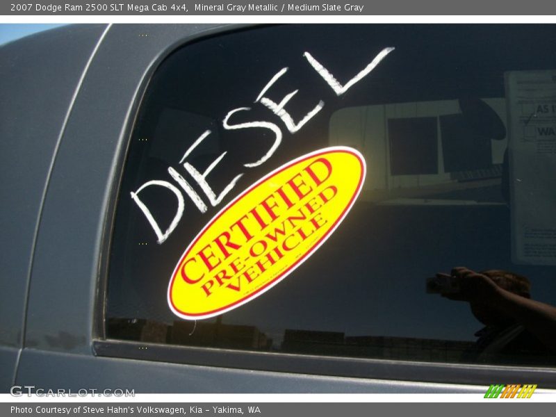 Mineral Gray Metallic / Medium Slate Gray 2007 Dodge Ram 2500 SLT Mega Cab 4x4