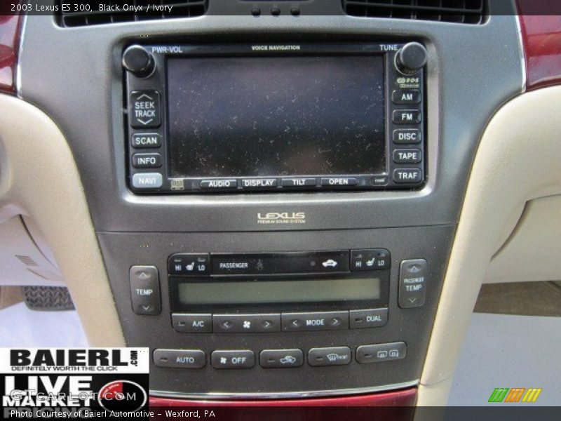 Black Onyx / Ivory 2003 Lexus ES 300