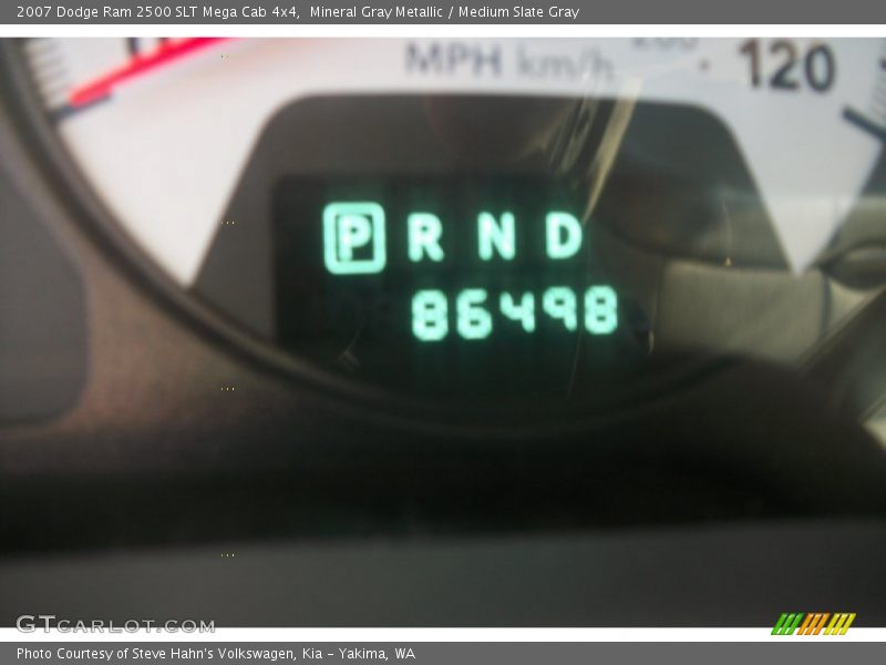 Mineral Gray Metallic / Medium Slate Gray 2007 Dodge Ram 2500 SLT Mega Cab 4x4