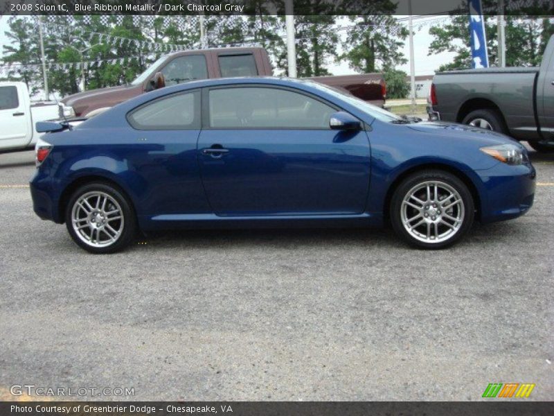 Blue Ribbon Metallic / Dark Charcoal Gray 2008 Scion tC