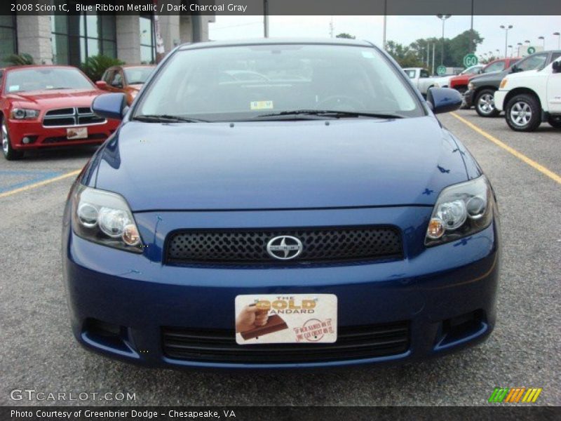 Blue Ribbon Metallic / Dark Charcoal Gray 2008 Scion tC