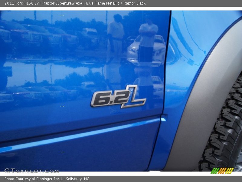 Blue Flame Metallic / Raptor Black 2011 Ford F150 SVT Raptor SuperCrew 4x4