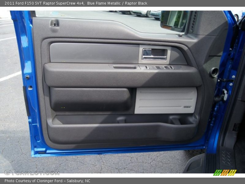 Blue Flame Metallic / Raptor Black 2011 Ford F150 SVT Raptor SuperCrew 4x4