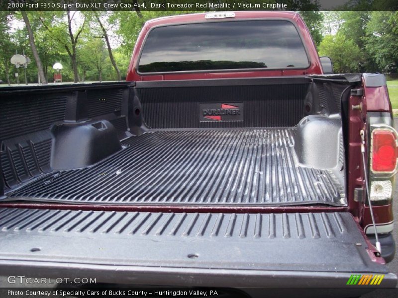 Dark Toreador Red Metallic / Medium Graphite 2000 Ford F350 Super Duty XLT Crew Cab 4x4