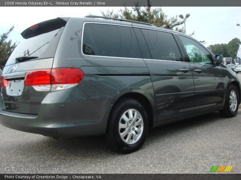 Nimbus Gray Metallic / Olive 2008 Honda Odyssey EX-L