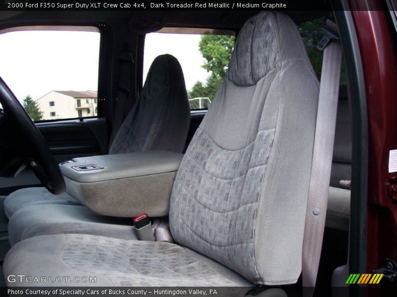 Dark Toreador Red Metallic / Medium Graphite 2000 Ford F350 Super Duty XLT Crew Cab 4x4