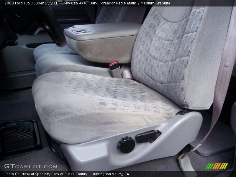 Dark Toreador Red Metallic / Medium Graphite 2000 Ford F350 Super Duty XLT Crew Cab 4x4